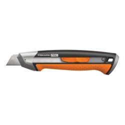 Nóż uniwesalny Fiskars PRO CarbonMax™ z ostrzem łamanym 18mm 1027227