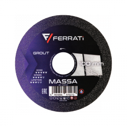 Tarcza tnąca z nasypem diamentowym 100mm MASSA  FERRATI F20121