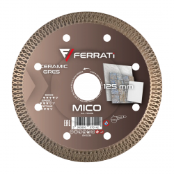 Tarcza diamentowa tnąca  125mm MICO  FERRATI F20108