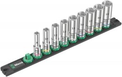 Listwa magnetyczna B Deep 1 na zestaw kluczy nasadowych 3/8&quot;, 9 części WERA | 05005440001