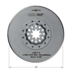 Zestaw 5 szt brzeszczotów oscylacyjnych 85 mm CMT STARLOCK OMF174-X5