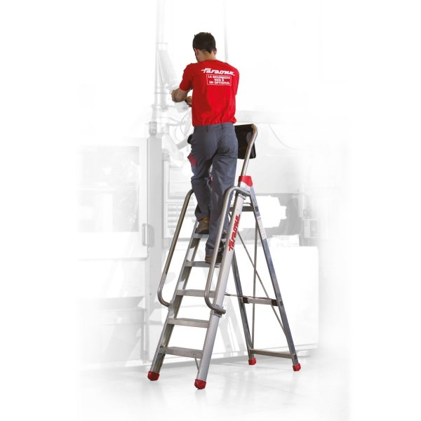 Drabina jednostronna z głębokimi  13 cm stopniami  DOMUS  Faraone SDOMUS04
