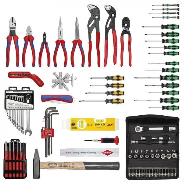 Walizka narzędziowa Knipex 00 21 37 M zestaw 90-częściowy