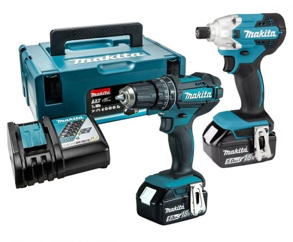 Zestaw combo Makita DLX2339JX2 (DDF482 + DTD156) 2x5.0Ah