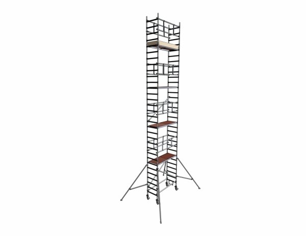 Rusztowanie  TOP SYSTEM SAFETY 10,06m wieża jezdna o wymiarach 75 x 180 cm   Faraone  MSA-93