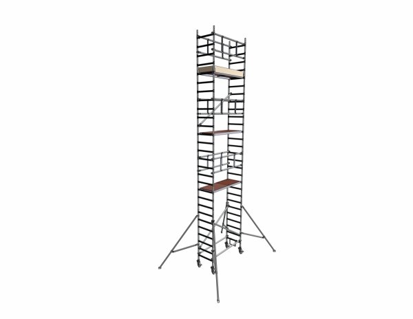 Rusztowanie  TOP SYSTEM SAFETY 8,94m wieża jezdna o wymiarach 75 x 180 cm   Faraone  MSA-82