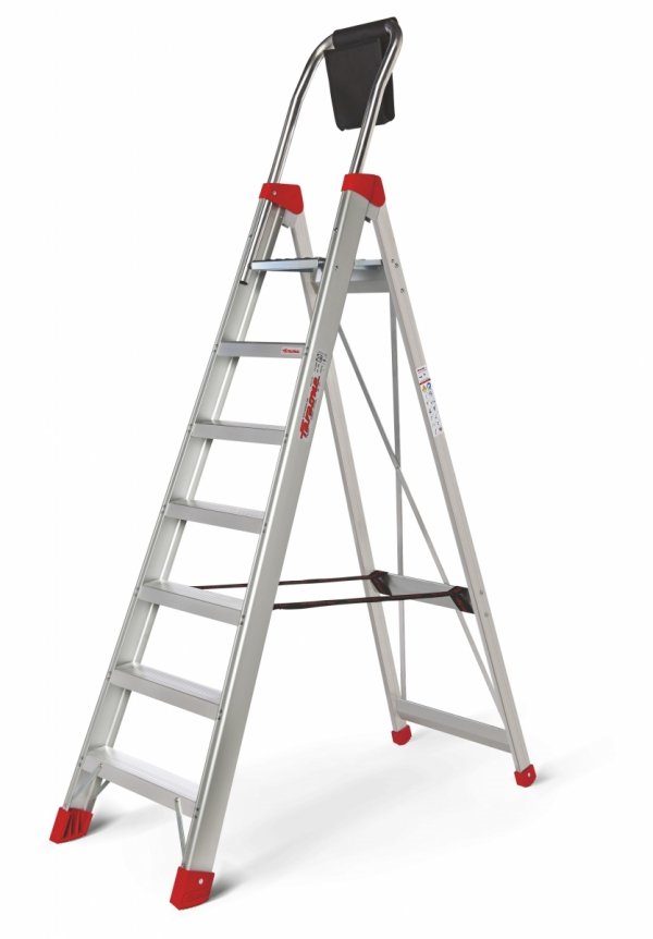 Drabina jednostronna z głębokimi  8 cm stopniami  Faraone LADY7