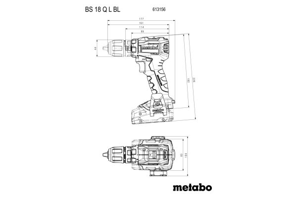 Wkrętarka Metabo BS 18 L BL Q 613156800 2x4.0Ah LiHD