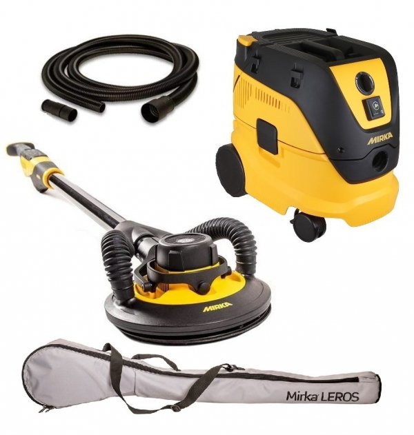 Zestaw Szlifierka do gładzi MIRKA LEROS 950CV 225mm + Odkurzacz MIRKA 1230 L PC