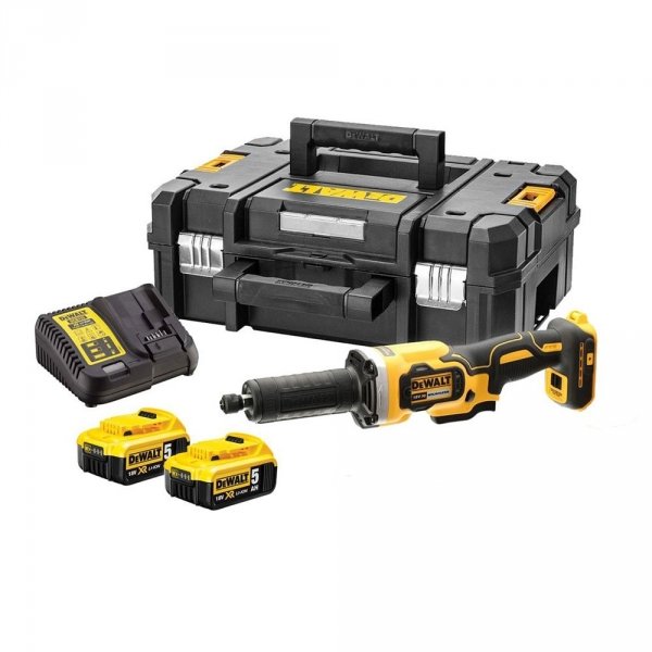 Szlifierka prosta DeWALT DCG426P2 XR 18V 2x5.0Ah 