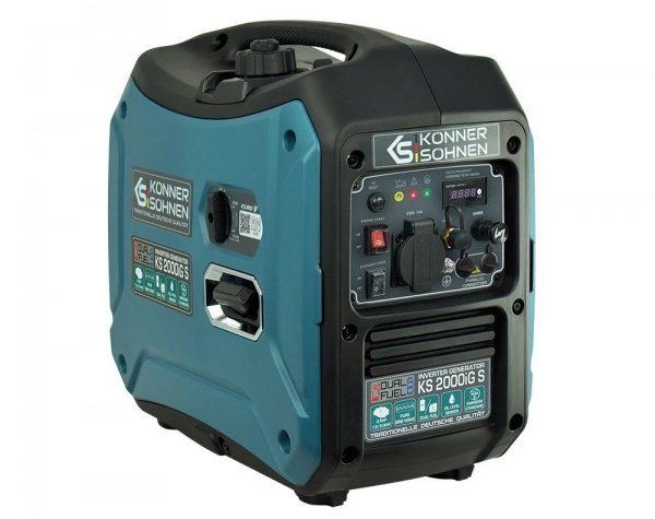 Generator inwertorowy prądotwórczy K&amp;S KS2000iG S 2kW LPG/benzyna