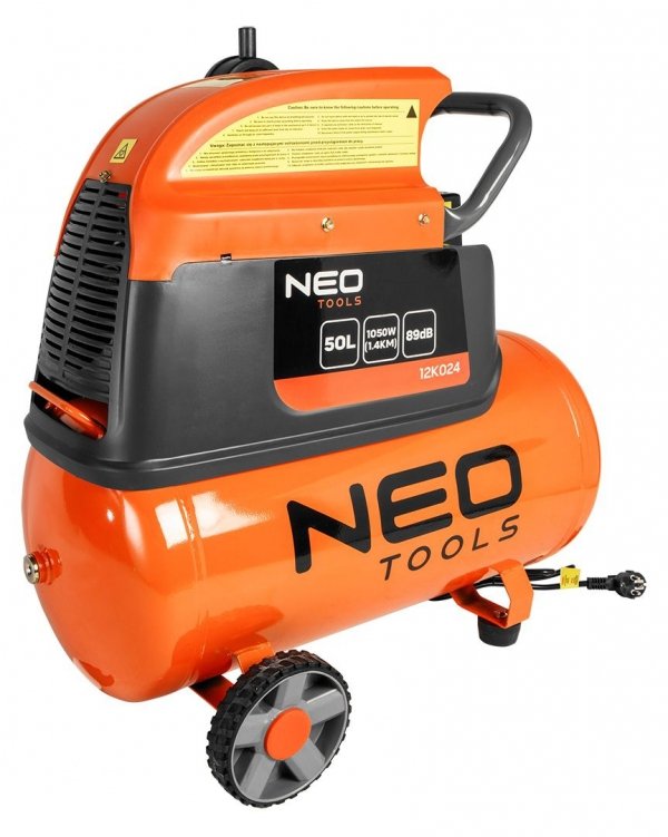 Kompresor olejowy NEO TOOLS 12K024  50L 8 bar 169 l/min