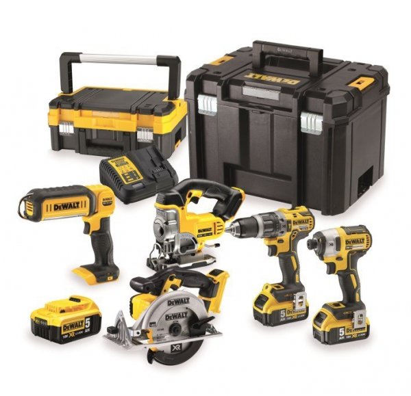 Zestaw combo 5 narzędzi DeWalt DCK551P3T 3x5.0Ah 