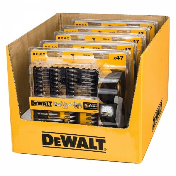 Bity DeWALT DT70704 zestaw 47 el. + Okulary