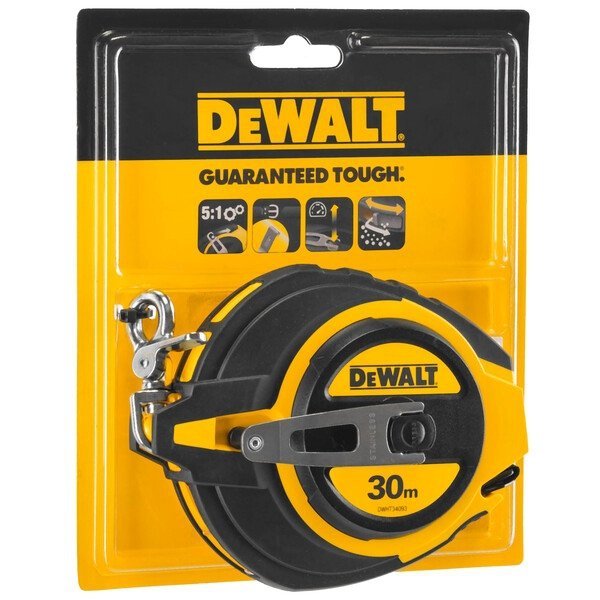 Miara zwijana stalowa 30 m DeWalt DWHT0-34093