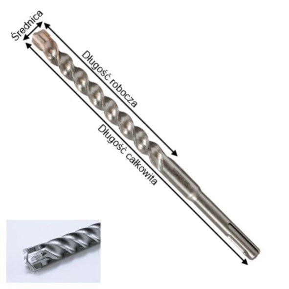 Wiertło do betonu NEMESIS 2 SDS-Plus Makita B-58126 8x265mm
