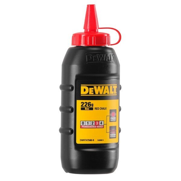 Kreda czerwona 225g DeWalt DWHT47048-9