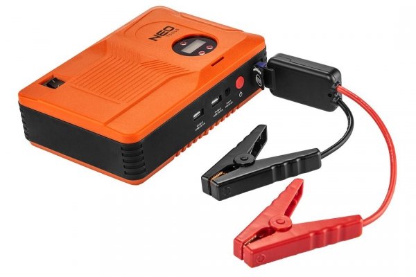 Urządzenie rozruchowe NEO 11-997 Jumpstarter, power bank - 14Ah, kompresor 3.5BAR, latarka 