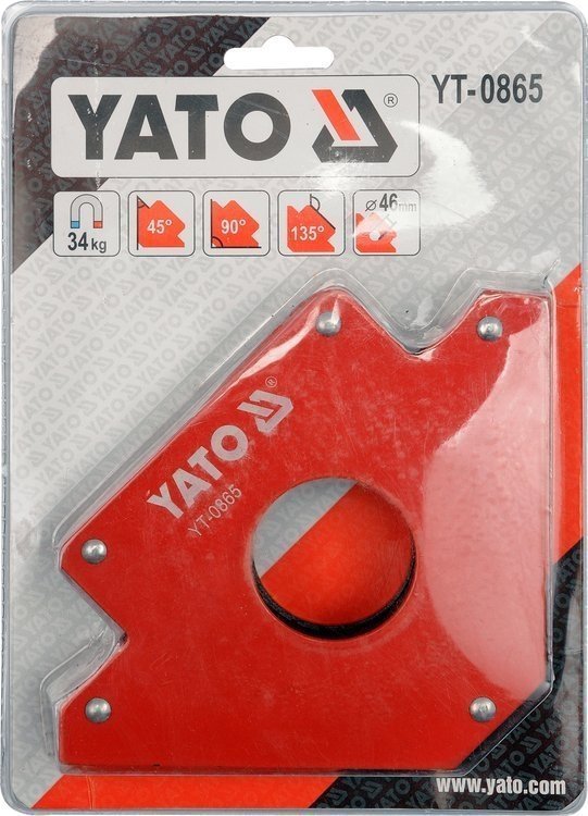 Magnetyczny kątownik spawalniczy YATO YT-0865