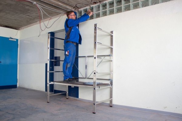 Kompaktowe rusztowanie składane KRAUSE  CORDA wysokość robocza. 2,8 m  916198
