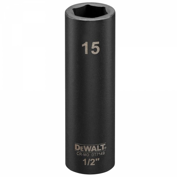 Długa nasadka udarowa DeWALT DT7549 15mm 1/2 IMPACT