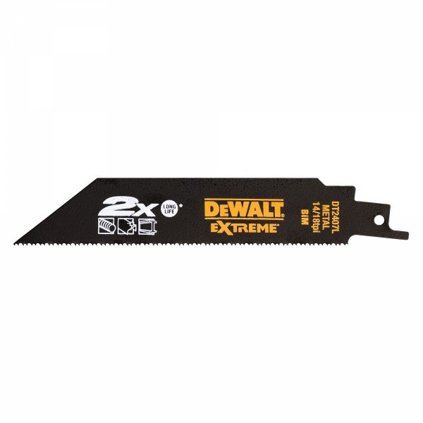 Zestaw 8 brzeszczotów do drewna i metalu DeWALT DT2443L