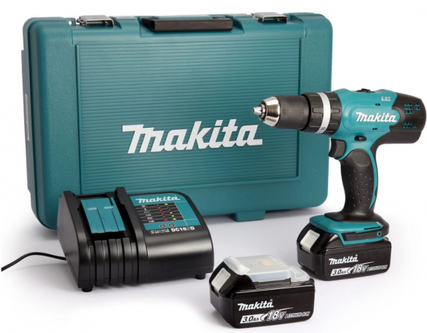 Wiertarko-wkrętarka akumulatorowa Makita DDF453RFE 18V 2 x 3,0 Ah