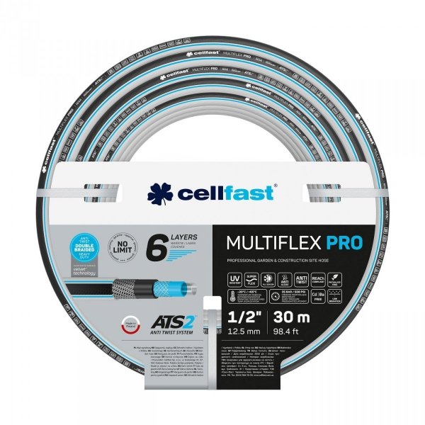 Wąż ogrodowy Cellfast 13-801 MULTIFLEX PRO ATS2 1/2&quot; 30m