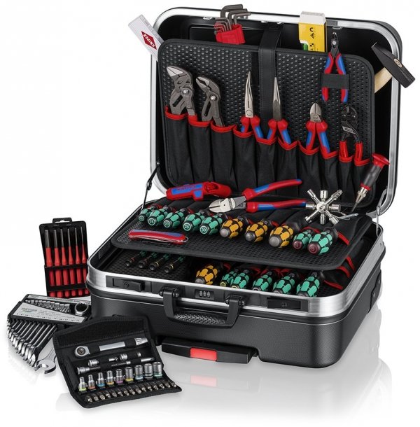 Walizka narzędziowa Knipex 00 21 06 M zestaw 79-częściowy