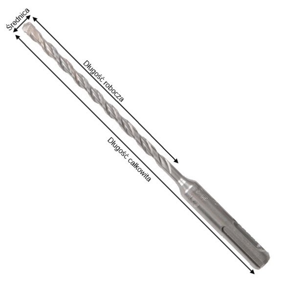 Wiertło do betonu V-PLUS SDS-Plus Makita B-47911 16x210mm