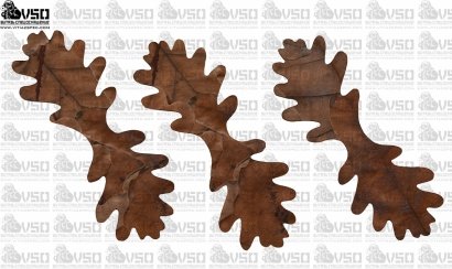 Zestaw 50 szt liści do wypełnień ghillie DĄB 