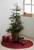 Sodahl CHRISTMAS STAR Świąteczna Podkładka - Mata pod Choinkę 120 cm Czerwona