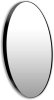 AYTM - CIRCUM Lustro Ścienne Okrągłe 70 cm Czarne - Tafla Klasyczna