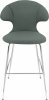 Umage TIME FLIES Hoker - Tapicerowane Krzesło Barowe na Chromowanych Nogach 112 cm / Jasnozielone