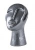 Villa Collection HOME Figura - Rzeźba Dekoracyjna 30 cm Głowa Szara