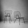 Menu WM String Lounge Chair - Krzesło Czarne