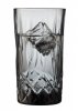Lyngby Glass SORRENTO Kolorowe Wysokie Szklanki Long Drink 380 ml 4 Szt. / Szare
