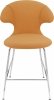 Umage TIME FLIES Hoker - Tapicerowane Krzesło Barowe na Chromowanych Nogach 102 cm / Pomarańczowe
