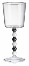 IVV Italy COLLIER Szklanki na Nóżce 300 ml Wysokie 2 Szt. / Szare