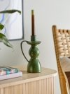 Bloomingville FIJA Świecznik Ceramiczny / Zielony