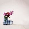 Lyngby Porcelain LYNGBY Wazon Szklany 20 cm Granatowy Midnight Blue