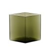 Iittala RUUTU Wazon do Kwiatów 18 cm Zieleń Mchu