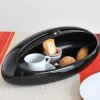 Alessi GNAM Chlebak - Pojemnik na Pieczywo / Czarny Błyszczący