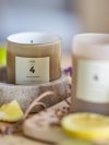 Bloomingville NO.4 Świeca Zapachowa z Naturalnego Wosku 200 g. / Cytryna i Werbena
