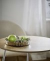Philippi MANHATTAN Stalowa Misa Dekoracyjna na Owoce 22 cm / Srebrna Błyszcząca