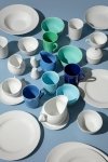 Lyngby Porcelain RHOMBE Mlecznik Niebieski