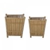 Bloomingville SOLE Donica Ogrodowa - Zestaw 2 Donic z Drewna Bambusowego