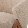 Bloomingville CAMINO Fotel Tapicerowany Boucle / Beżowy
