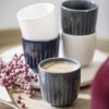 Kähler HAMMERSHØJ Kubek do Espresso 100 ml Biały