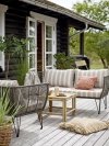 Bloomingville MUNDO Sofa Ogrodowa / Beżowo-Zielona